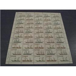 #670-673i XF-NH DULL PAPER FULL SHEET 50 SEALED