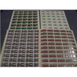 #993, 994, 996 & 997 XF-NH FULL SHEET OF 50