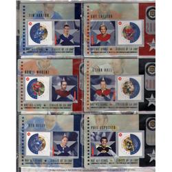 THEMATIC COLLECITON #110 YEAR 2002 *HOCKEY NHL ALL STARS STAMPS CARDS*