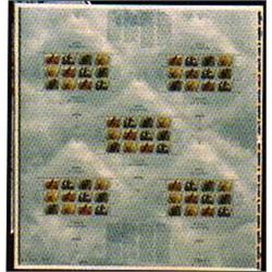 1996 #1591-94 Birds Canada Uncut Press Sheet