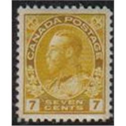#113iv XF-NH GEM GREENISH YELLOW ADMIRAL CAT$900.00