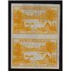 Image 1 : NEWFOUNDLAND #C14a VF-LH IMPERF PAIR *WATERMARK PAPER*
