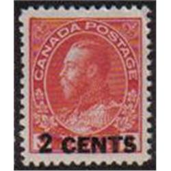 CANADA #139 XF-NH ADMIRAL PROVISIONALS CAT$160.00