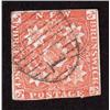 Image 1 : NEW BRUNSWICK #1a VF USED DARK RED SHADE  CAT$700,00