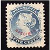 Image 1 : NOVA SCOTIA #10P WITH RED SPECIMEN OVERPRINT