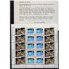 Image 1 : #1441-1442var2 XF-NH COMPLETE SHEET OF 20 *HOLOGRAMS VARIETY SHIFT AT LEFT*