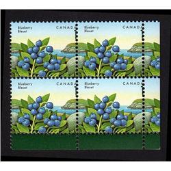 #1349var XF-NH LR BLOCK OF 4 WITH MISSING ONE VARIETY ERROR