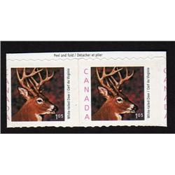 #1881a-variety TOP PAIR XF-NH PART Canada MISSING AND DOUBLE Canada variety