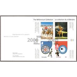 CANADA #1818 to 1834 FDC THE MILLENNIUM COLLECTION