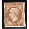 Image 1 : FRANCE #16 VF-MINT PLATE PROOF PALE BROWN SHADE