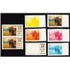 Image 1 : #492 TRIAL COLOR PROOF AND IMPERF PAIRE SET ON CARD