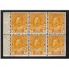 #105b VF-NH BOOKLET PANE OF 6 C$180,00