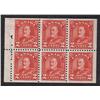 Image 1 : #165b VF-5NH 1LH BOOKLET PANE OF 6 C$50,00
