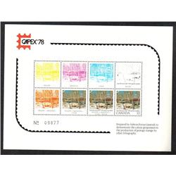 #1 CAPEX 78 (SET OF 3 NUMBER 09877) PHILATELIC EXHIBITION CARDS
