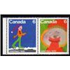 Image 1 : #674-75var XF-NH PAIR DRASTIK (Canada 6 DOUBLE PRINT ERROR VARIETY)