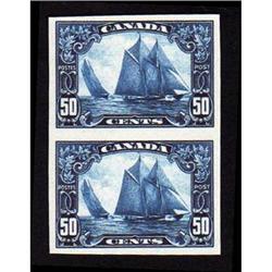 #158a XF IMPERF PROOF PAIR *THE BLUENOSE*
