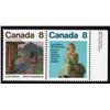 Image 1 : CANADA #658-659var XF-NH DRASTIC BLUE DOUBLE PRINT RARE