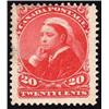 Image 1 : #46 VF-LH C$600.00 **20c VERMILLION**