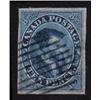 Image 1 : #7a VF-imperf Ten Pence Blue, beautiful Grid Cancel