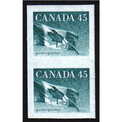 #1396a XF-NH IMPERF PAIR ON HB PAPER