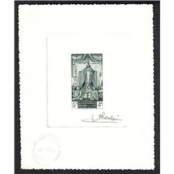 LAOS #66 PROOF SIGNED BY ARTIST GREEN COLOR