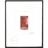 Image 1 : LAOS #68 PROOF SIGNED BY ARTIST ORANGE RED COLOR