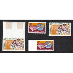 WALLIS & FUTUNA #C25-26 XF-NH IMPERF + NORMAL