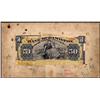 Image 1 : BANK OF HAMILTON RARE $50 PRODUCTION FACE PROOF 1st JUNE 1909
