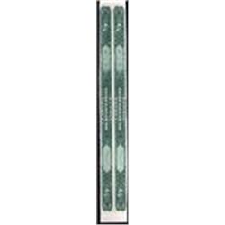 Canada TOBACCO PROOF 1/7 POUND PAIR - SERIES 1897 GREEN SHADE