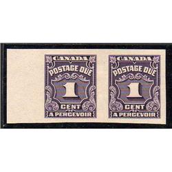 J15a XF-LH IMPERF PAIR *POSTAGE DUE*