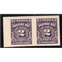 J16a XF-NH IMPERF PAIR *POSTAGE DUE*