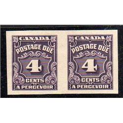 J17a XF-NH IMPERF PAIR *POSTAGE DUE*