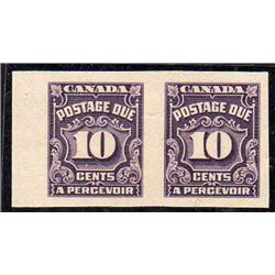 J20a XF-NH IMPERF PAIR *POSTAGE DUE*