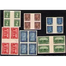 #211 to 216 IMPERF GUTTER BLOCK SET OF 12