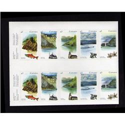 #1485-89var XF-NH IMPERF UNFOLDED BLOCK OF 10 -- ONLY ONE LEFT BLOCK OF 10 EXIST