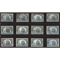 #158 VF USED BLUENOSE COLLECTION (QTT 12) C$1200,00