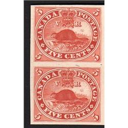 #15p XF IMPERF PROOF PAIR