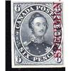 Image 1 : #2TCvii XF IMPERF PROOF SINGLE * CARMINE SPECIMEN OVERPRINTED*