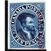 Image 1 : #7pi XF IMPERF PROOF SINGLE * CARMINE SPECIMEN OVERPRINTED*