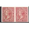 Image 1 : #8p XF IMPERF PROOF PAIR *ROSE SHADE*