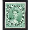 Image 1 : #18p XF IMPERF PROOF SINGLE *YELLOW GREEN SHADE*