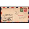 Image 1 : #150-151 AIRMAIL COVER *ESKIMO DOGS WITH SLAY* FIRST OFFICIAL FLIGHT