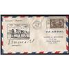 Image 1 : #C1 FIRST FLIGHT COVER *RCMP HORSE DESIGN AND SIGNED BY POSTMASTER*