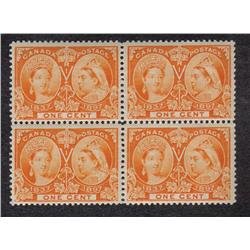 #51 VF-2NH 2LH JUBILEE BLOCK OF 4