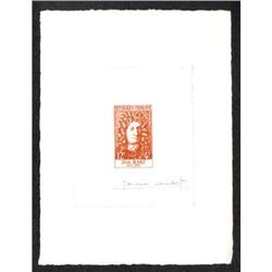 France PROOF SIGNED YVERT #1167