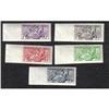 Image 1 : #283 to 287 MONACO XF-LH IMPERF SINGLE SET YVERT #371-75