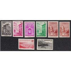 #214 to 221 MONACO XF-LH IMPERF SINGLE SET YVERT #307-13