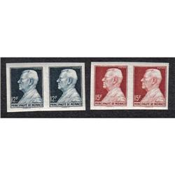 #226,236 MONACO XF-NH IMPERF PAIR YVERT #305A-B