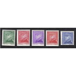 #185a to 190a MONACO XF-NH IMPERF SINGLE SET YVERT #228-31,33