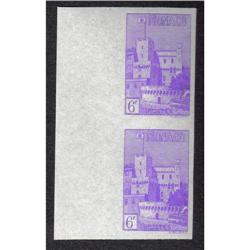 #173B MONACO XF-NH IMPERF PAIR YVERT #279